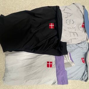 Men's Black and Gray Underwear Set